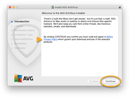 AVG Antivirus for macOS