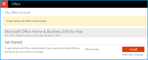 Office 2016 for Mac