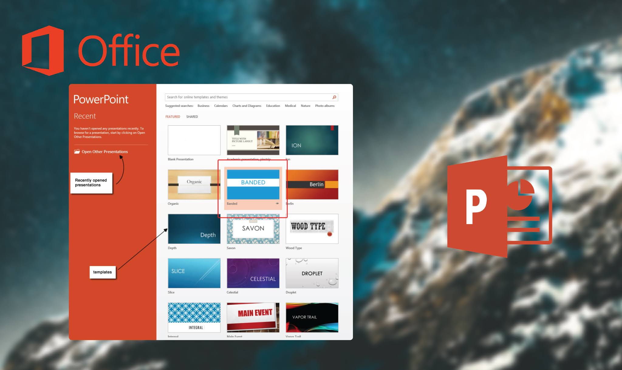 New Models and Themes in PowerPoint 2013