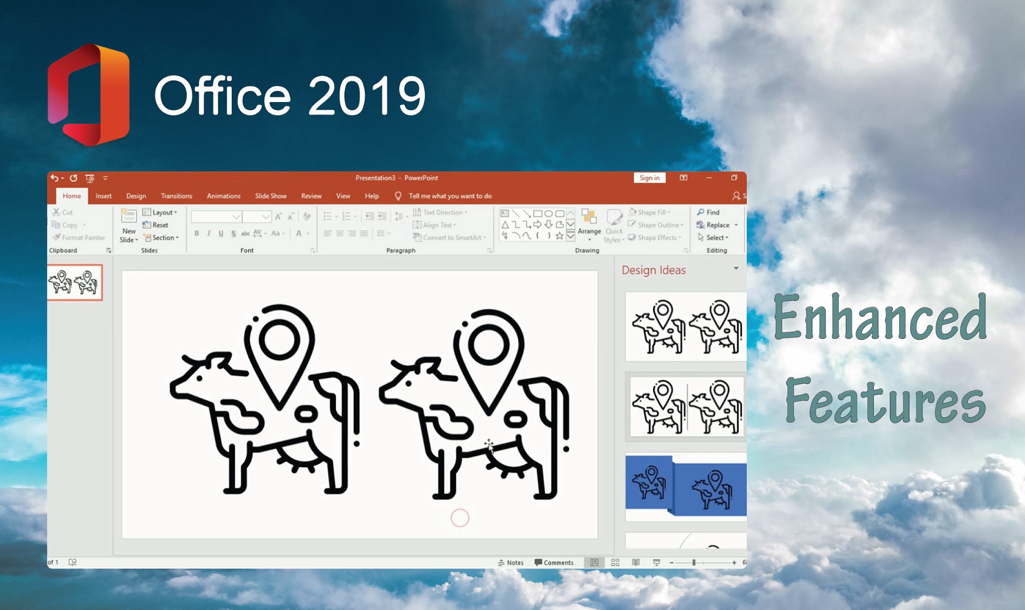 Enhanced features in PowerPoint and Word
