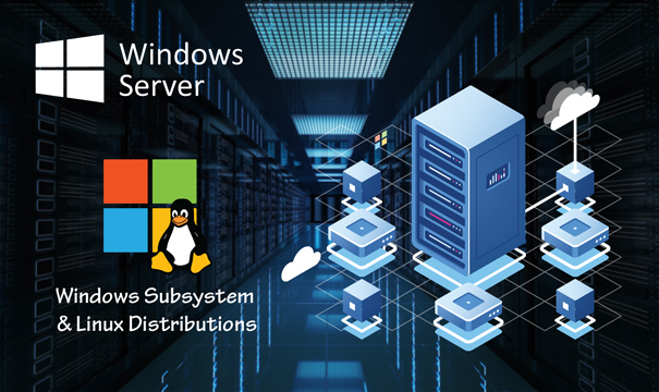 Windows subsystem and Linux distributions