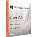 Windows Server 2008 R2 RDS - 20 User CALs, Client Access Licenses: 20 CALs, image 