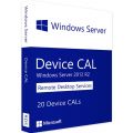 Windows Server 2012 R2 RDS - 20 Device CALs, Device Client Access Licenses: 20 CALs, image 