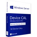 Windows Server 2012 RDS - 50 Device CALs, Device Client Access Licenses: 50 CALs, image 