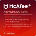 McAfee+ Advanced Family 2026-2027, Runtime : 1 year, Device: Unlimited Devices, image 