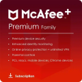McAfee+ Premium Family 2026-2027, Runtime : 1 year, Device: Unlimited Devices, image 