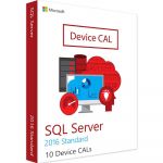 SQL Server Standard 2016 - 10 Device CALs, Device Client Access Licenses: 10 CALs, image 