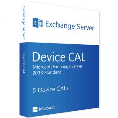 Exchange Server 2013 Standard - 5 Device CALs, Device Client Access Licenses: 5 CALs, image 