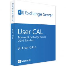 Exchange Server 2016 Standard - 50 User CALs, User Client Access Licenses: 50 CALs, image 