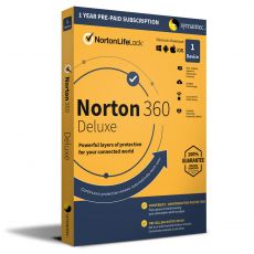 Norton 360 Deluxe, Runtime : 1 year, Device: 1 Device, image 