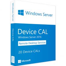 Windows Server 2016 RDS - 20 Device CALs, Device Client Access Licenses: 20 CALs, image 