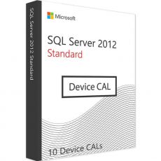 SQL Server 2012 Standard - 10 Device CALs, Device Client Access Licenses: 10 CALs, image 
