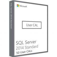 SQL Server 2014 Standard - 50 User CALs, User Client Access Licenses: 50 CALs, image 