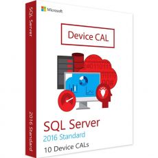 SQL Server Standard 2016 - 10 Device CALs, Device Client Access Licenses: 10 CALs, image 