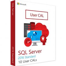 SQL Server Standard 2016 - 10 User CALS, User Client Access Licenses: 10 CALs, image 