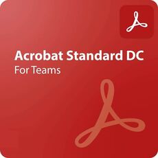 Acrobat Standard DC for Teams, Runtime : 1 year, Users: 1 User, image 