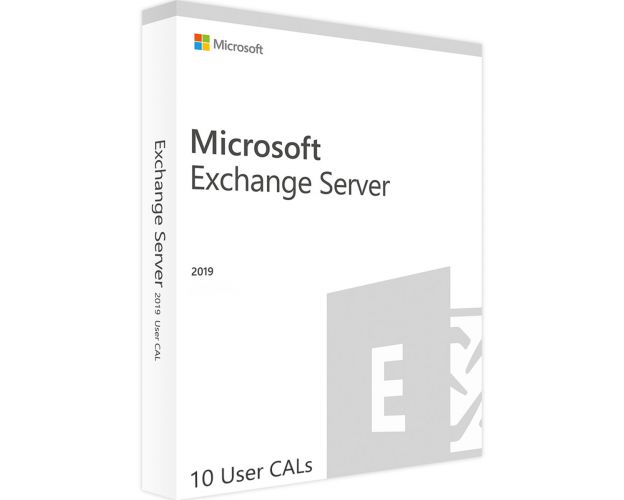 Exchange Server 2019 Standard - 10 User CALs, User Client Access Licenses: 10 CALs, image 