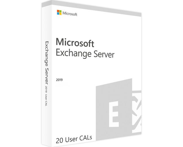 Exchange Server 2019 Standard - 20 User CALs, User Client Access Licenses: 20 CALs, image 