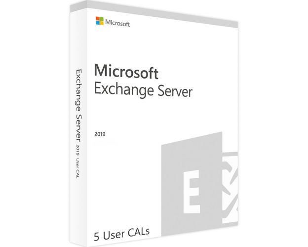 Exchange Server 2019 Standard - 5 User CALs, User Client Access Licenses: 5 CALs, image 