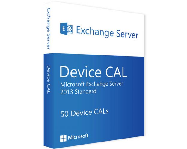 Exchange Server 2013 Standard - 50 Device CALs, Device Client Access Licenses: 50 CALs, image 