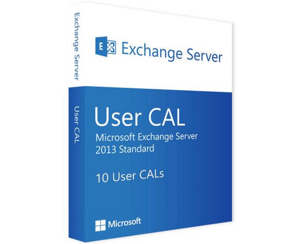 Exchange Server 2013 Standard - 10 User CALs, User Client Access Licenses: 10 CALs, image 