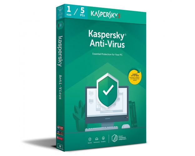 Kaspersky Anti-Virus 2024-2025, Runtime : 1 year, Device: 5 Devices, image 