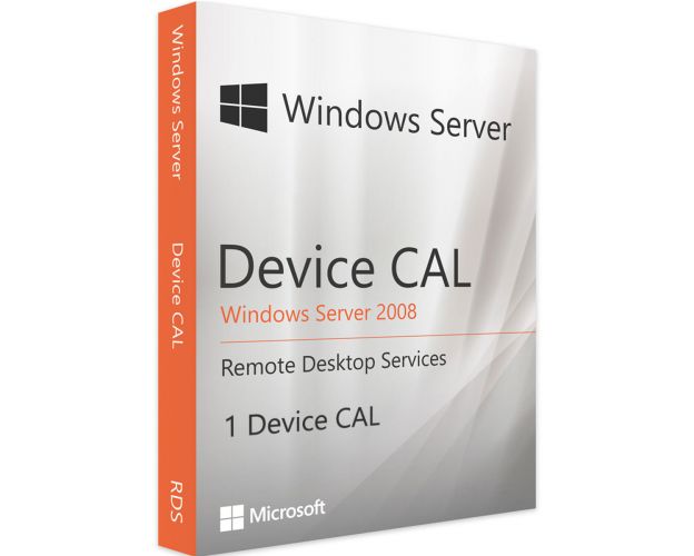 Windows Server 2008 RDS - Device CALs, Device Client Access Licenses: 1 CAL, image 