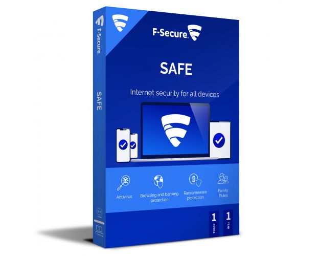 F-Secure Safe Internet Security 2024-2025, Runtime : 1 year, Device: 1 Device, image 