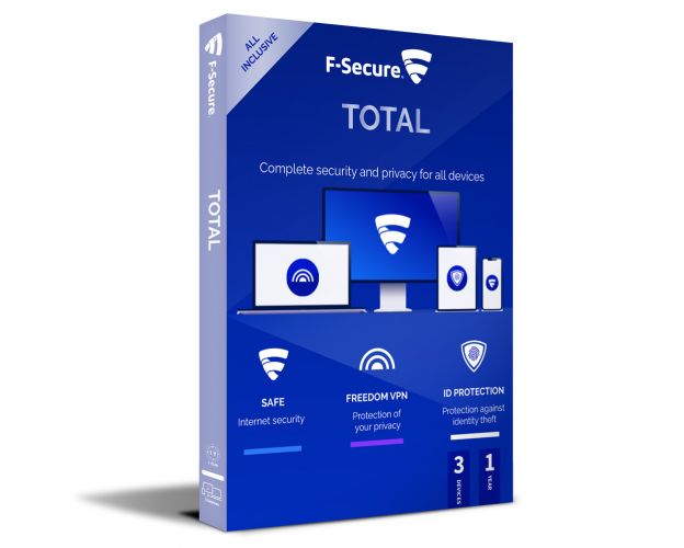 F-Secure Total Security 2024-2025, Runtime : 1 year, Device: 3 Devices, image 