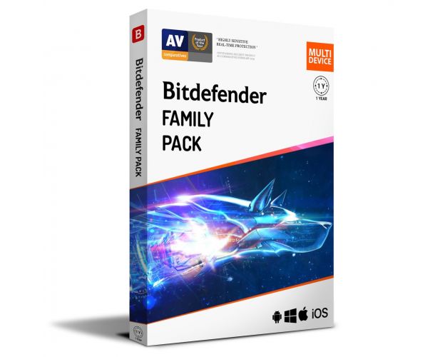 Bitdefender Family Pack 2024-2025, Runtime : 1 year, Device: 15 Devices, image 