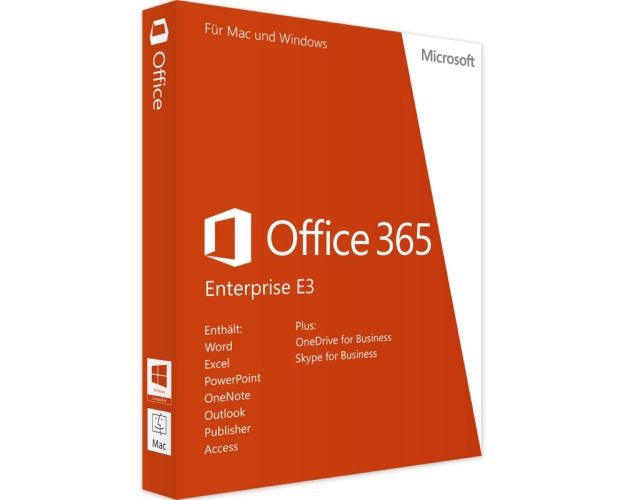Office 365 E3, Runtime : 1 year, Device: 5 Devices, image 