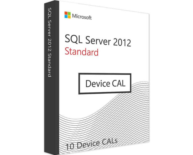 SQL Server 2012 Standard - 10 Device CALs, Device Client Access Licenses: 10 CALs, image 