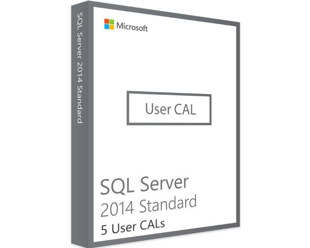 SQL Server 2014 Standard - 5 User CALs, User Client Access Licenses: 5 CALs, image 
