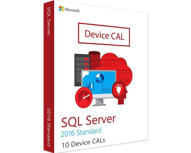 SQL Server Standard 2016 - 10 Device CALs, Device Client Access Licenses: 10 CALs, image 