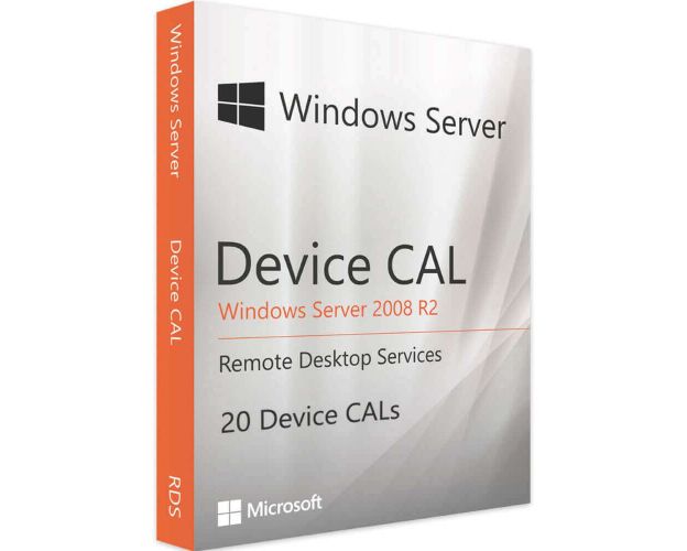 Windows Server 2008 R2 RDS - 20 Device CALs, Device Client Access Licenses: 20 CALs, image 