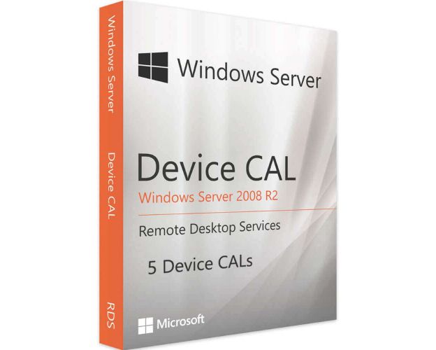 Windows Server 2008 R2 RDS - 5 Device CALs, Device Client Access Licenses: 5 CALs, image 