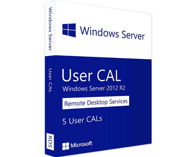 Windows Server 2012 R2 RDS - 5 User CALs, User Client Access Licenses: 5 CALs, image 