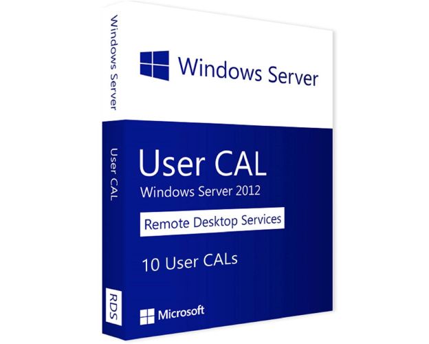 Windows Server 2012 RDS - 10 User CALs, User Client Access Licenses: 10 CALs, image 