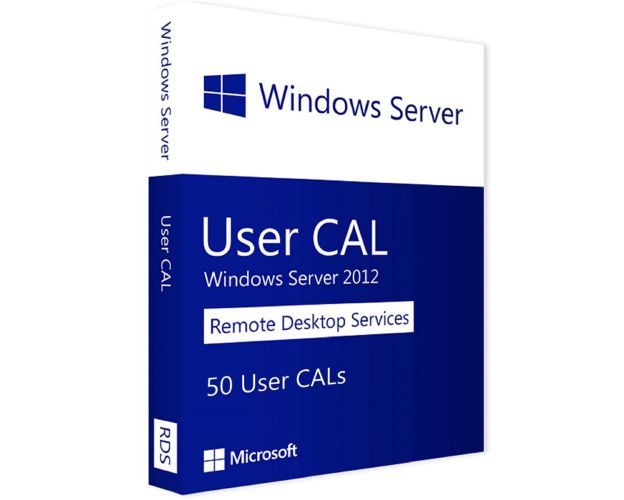 Windows Server 2012 RDS - 50 User CALs, User Client Access Licenses: 50 CALs, image 