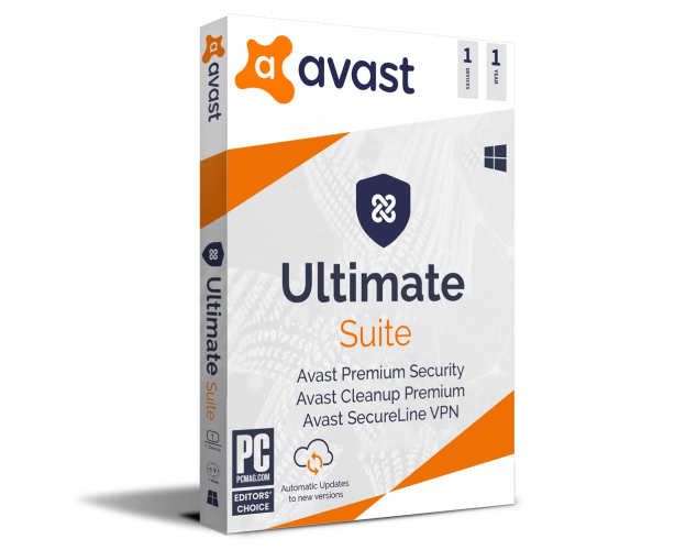 Avast Ultimate Suite 2024-2025, Runtime : 1 year, Device: 1 Device, image 