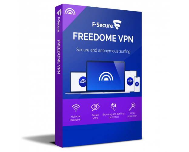 F-Secure Freedome VPN 2024-2025, Runtime : 1 year, Device: 3 Devices, image 