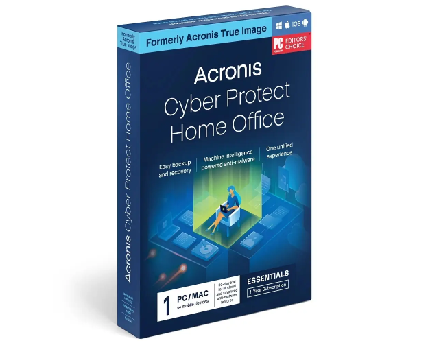 Acronis Cyber Protect Home Office Essential 2024-2025, Runtime : 1 year, Device: 5 Devices, image 