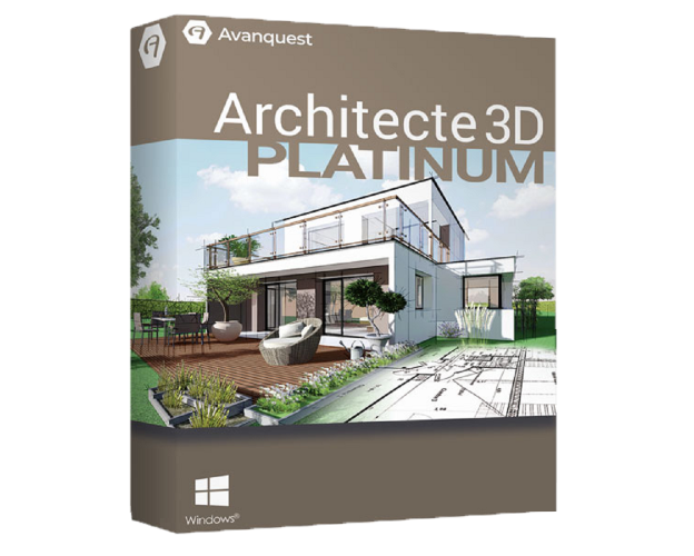 Avanquest Architect 3D 21 Platinum, Language: French, image 