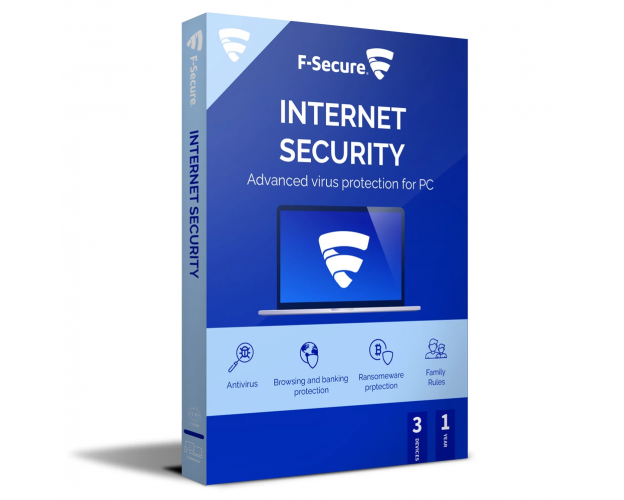 F-Secure Internet Security 2024-2025, Runtime : 1 year, Device: 1 Device, image 