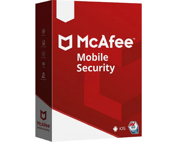 McAfee Mobile Security 2024-2025, Runtime : 1 year, Device: 1 Device, image 