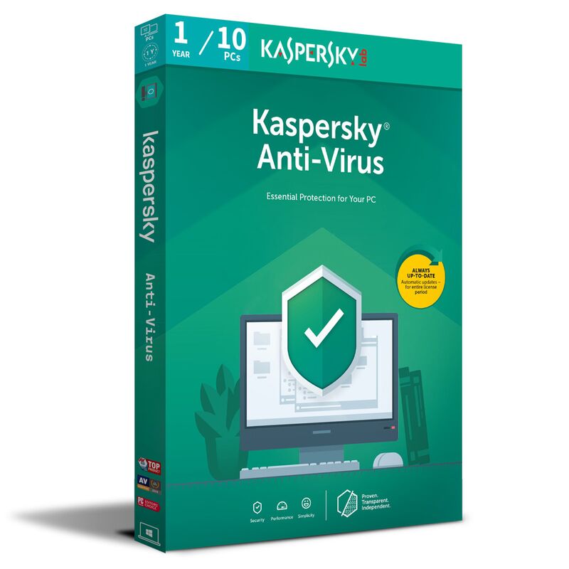 Kaspersky Anti-Virus 2026-2027, Runtime : 1 year, Device: 10 Devices, image 