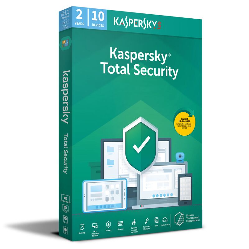 Kaspersky Total Security 2026-2028, Runtime : 2 years, Device: 10 Devices, image 