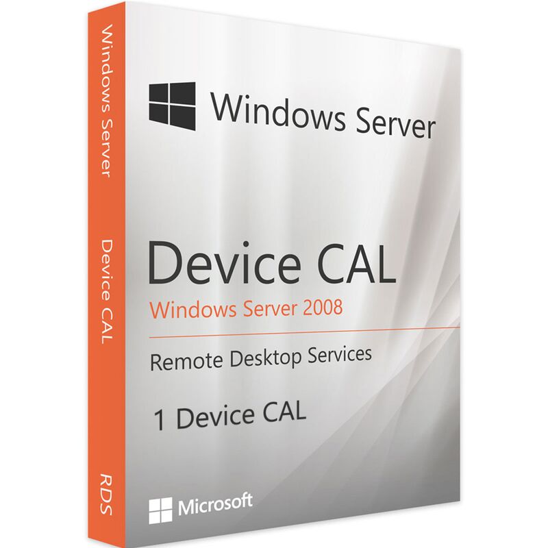 Windows Server 2008 RDS - Device CALs, Device Client Access Licenses: 1 CAL, image 