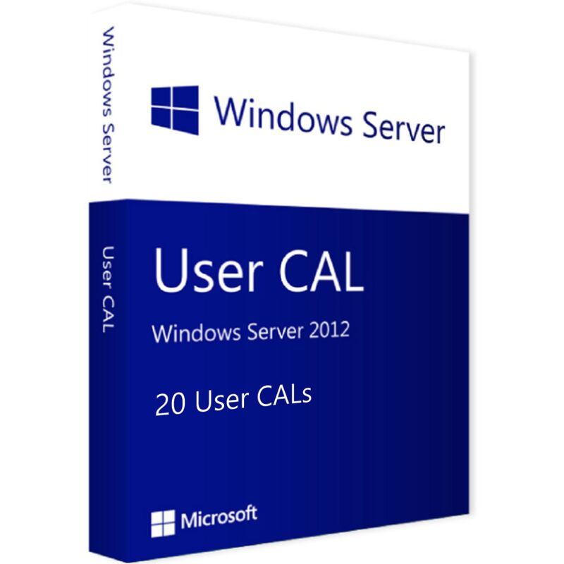 Windows Server 2012 - 20 User CALs, Client Access Licenses: 20 CALs, image 