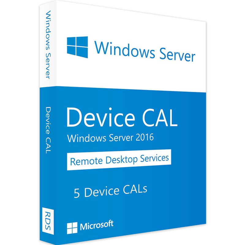 Windows Server 2016 RDS - 5 Device CALs, Device Client Access Licenses: 5 CALs, image 